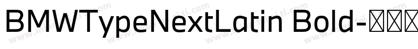 BMWTypeNextLatin Bold字体转换